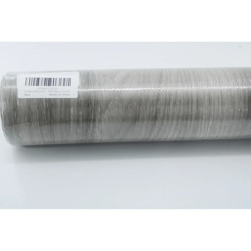 LaCheery Grey Wood Peel and Stick Wallpaper 15.8x80 Self Adhesive Vinyl Film